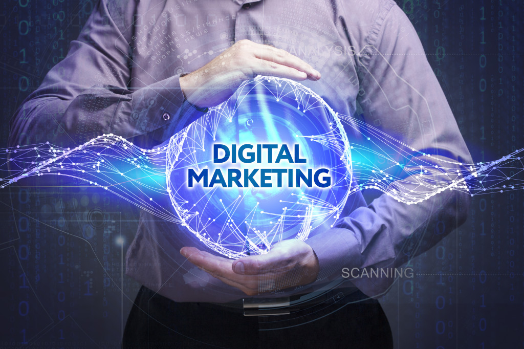 digital marketing in the hands