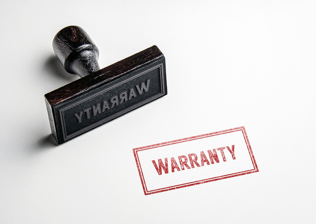 Warranty stamp