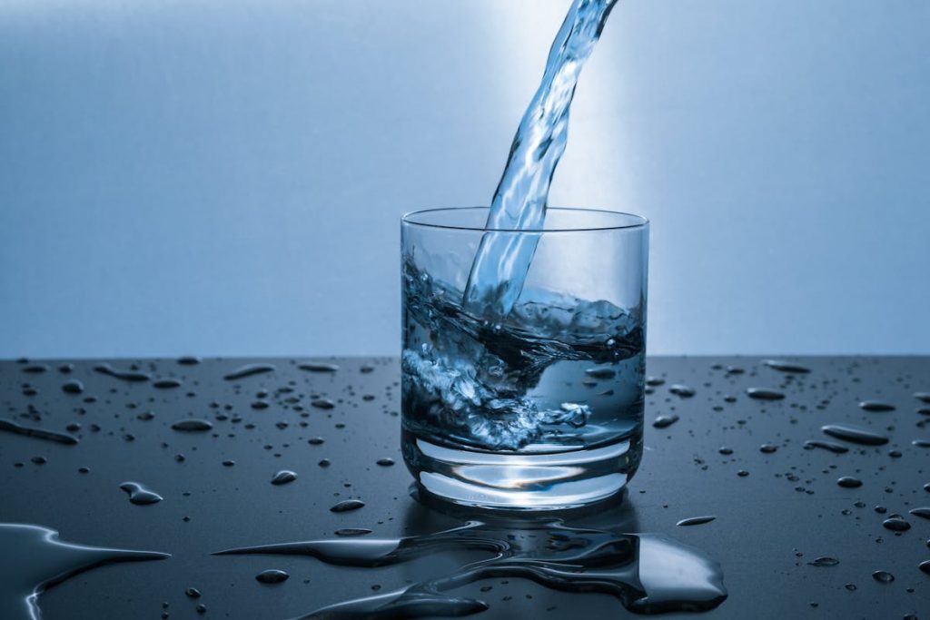 glass of water